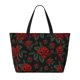 thumbnail image 2 of Fotbe Roses Bolsa de Viaje para Playa - Resistente al Agua, Bolsa Tote de Gran Capacidad y Ligera con 7 Bolsillos para Mujeres y Hombres, 2 of 7