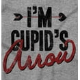 thumbnail image 2 of Im Cupids Arrow Funny Valentines Day Zip Hoodie Sweatshirt Women Brisco Brands S, 2 of 6