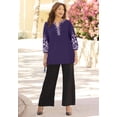 thumbnail image 2 of Catherines Women's Plus Size Anywear Kurta Top, 2 of 3