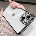 thumbnail image 1 of Funda transparente de lujo con purpurina y diamantes para iPhone 13 11 12 14 Pro Max Plus, funda de silicona suave para mujer a prueba de golpes Tan Jianjun unisex, 1 of 2