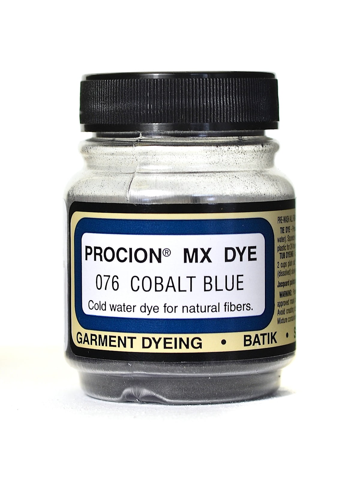 Procion MX fiber-reactive dye samples on cotton: Gold, Fuchsia, Mixing  Blue/Cobalt Blue - dark cube - 0…