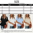 thumbnail image 5 of Joefnel Women's Peplum Blouses Babydoll Shirts Summer Blouses Ruffle Tops for Women Peplum Top, 5 of 5