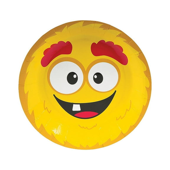 Mini Monster Dessert Plate (8Pc) - Party Supplies - 8 Pieces