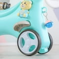 thumbnail image 6 of Rocking Horse for 1 Year Old, SHINPT Toddler Rocking Toy with Push Handle, Baby Ride On Toy for Toddlers 1-3, Kids Ride On Horse Indoor, Baby Rocker Toy for Birthday Gift, Blue/Pink Rocking Horse, 6 of 7