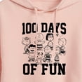 thumbnail image 3 of Peanuts - 100 Days Of Fun - Juniors Cropped Pullover Hoodie, 3 of 6