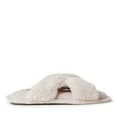 thumbnail image 3 of Dearfoams Women's Jessica Furry Crossband Slide Slipper, 3 of 6