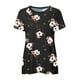 thumbnail image 5 of Pntutb Moda Mujer Verano Manga Corta Estampado Casual Camiseta Blusa Pntutb Pntutb-4938, 5 of 6