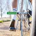 thumbnail image 6 of Uxcell 4 Pack Aluminum Alloy Bike Pegs Anti-Skid Fit 3/8 inch Axles with Circle Green, 6 of 7