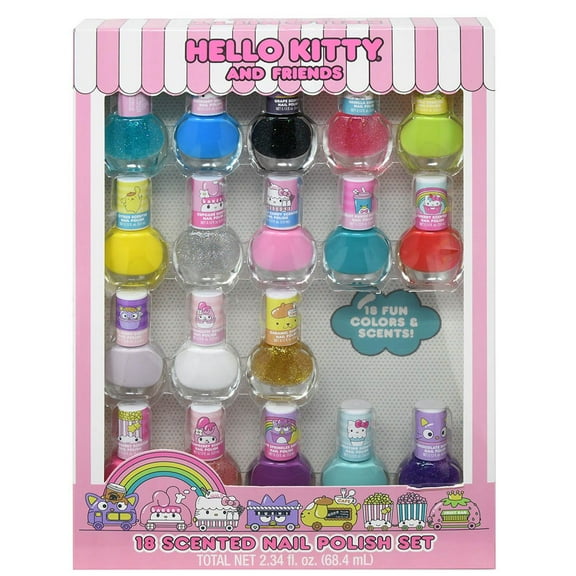 Hello Kitty 18pk Nail Polish in Box