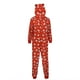 thumbnail image 3 of Ropa navideña popular para padres e hijos en Europa y América, mono con capucha y estampado de Papá Noel a la moda, ropa navideña para el hogar, 3 of 4