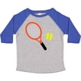 thumbnail image 3 of Inktastic Tennis Racket and Ball Boys or Girls Toddler T-Shirt, 3 of 5