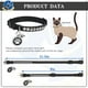 thumbnail image 3 of Collar para gatos DILLYBUD de piel personalizado Breakaway negro, 3 of 7