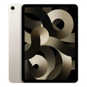 Restored 2022 Apple 10.9-inch iPad Air Wi-Fi 64GB - Starlight (5th Generation)