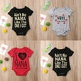 thumbnail image 4 of New summer newborn baby  boy baby girl cotton breathable jumpsuit I love NANA letter printed jumpsuit, 4 of 5