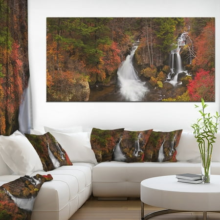 Ryuzu Falls Near Nikko Japan Landscape Canvas Art Print Walmart Canada