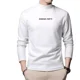 thumbnail image 1 of Basica Camiseta De Cuello Alto Informal Larga Para Hombre, 1 of 4