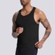 thumbnail image 1 of pstuiky Camisetas sin mangas para hombre, Camiseta deportiva sin mangas de malla de color liso para hombre, de moda, para fitness y secado rápido. Tops elegantes para mujer l, 1 of 5