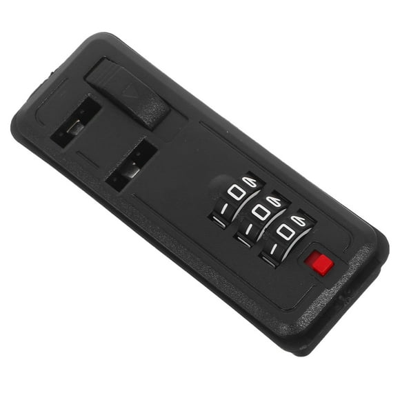 UPGRATOR High Security Black Travel Luggage Password Lock for Suitcases and Tool Boxes