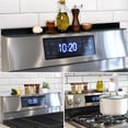 thumbnail image 2 of Magnetic Stovetop Storage Shelf in Stainless Steel - 2-Pc. - 15"L, 2 of 8