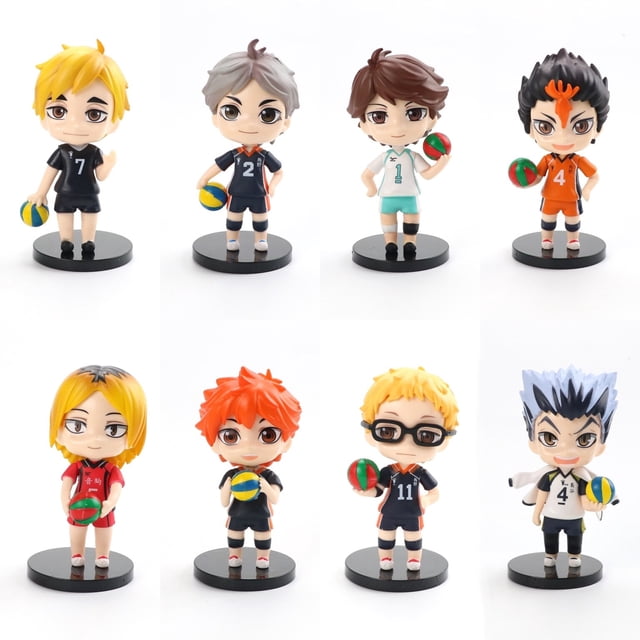Haikyuu-figura de acción Hinata Shoyo de 10CM, figura de PVC tobio Kenma Tooru 489 #563 #461 #605 # Anime Haikyuu Nekoma, modelo figurita