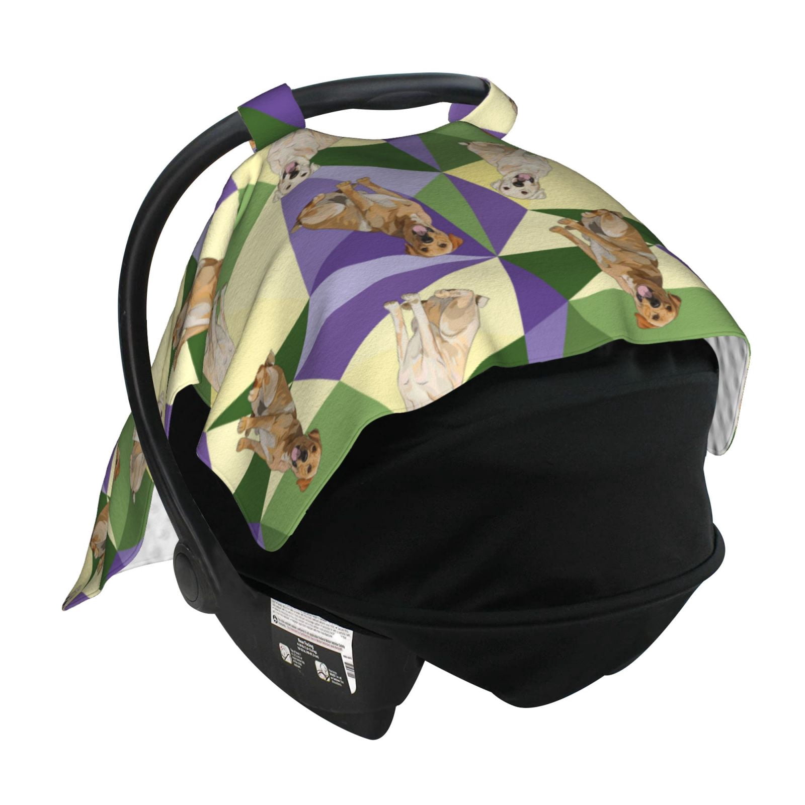 Car Seat Cover Baby - Labrador Retriever Dog No.1015 Breathable Infant Car Seat Cover for Baby Carseat, Lightweight Comfort Baby Essentials Must Haves Newborn Stuff for Girl Boy
