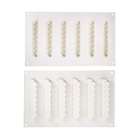 

Wavy Strip Dessert Mould Jelly Cake Silicone Cake Mould DIY Baking Mould