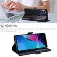 thumbnail image 5 of Flip Case for Motorola Moto G Play 2023/Moto G Pure 2021,Flip Fold Leather Wallet Case with Credit Card Slot and Kickstand Magnetic Closure Protective Cover Phone Case(Black), 5 of 8