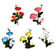 thumbnail image 4 of BlueThree Red RosesSolar Jardín Estaca Luces Led Colorido Tres Flores Rosas Foco Patio Patio Camino Decoración, 4 of 4