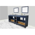thumbnail image 6 of Vanity Art 96 Inch Double Sink Bathroom Vanity Combo Set 4 Cabinets 2 Shelves 10 Dove-Tailed Drawers Ceramic Top Bathroom Cabinet with Free Mirror VA3036-96B, 6 of 8