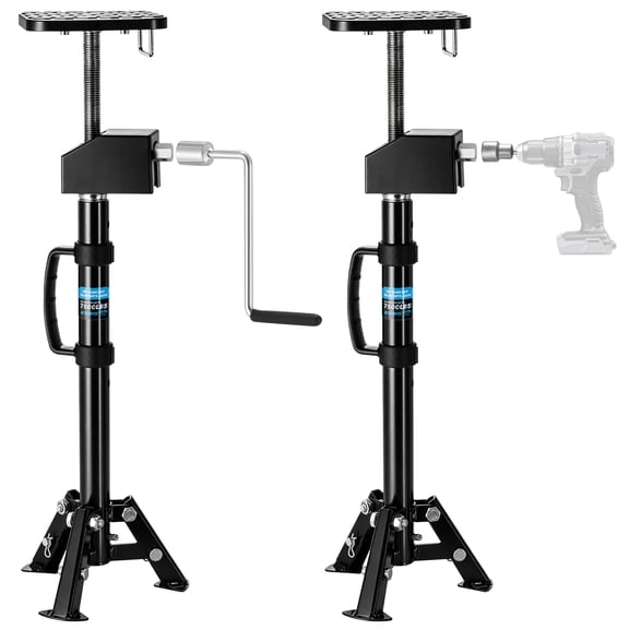 Kohree 2-Pack RV Slide Out Support Jacks, 15,000 lb Total Load, with Tripod Stand and Flat Top, Adjustable 20"-49"