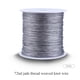 thumbnail image 2 of 100m X 0.8 Mm Nylon Cordón Chino Ratail MacRame Hilo De Hilo Gris, Para Hacer Joyas, Cordón De Nudo Para Pulseras Y Collares, 2 of 5