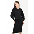 thumbnail image 5 of Set de vestido y sueter con brillo Roman Fashion /Juvenil, 50210 (Negro) negro M, 5 of 5