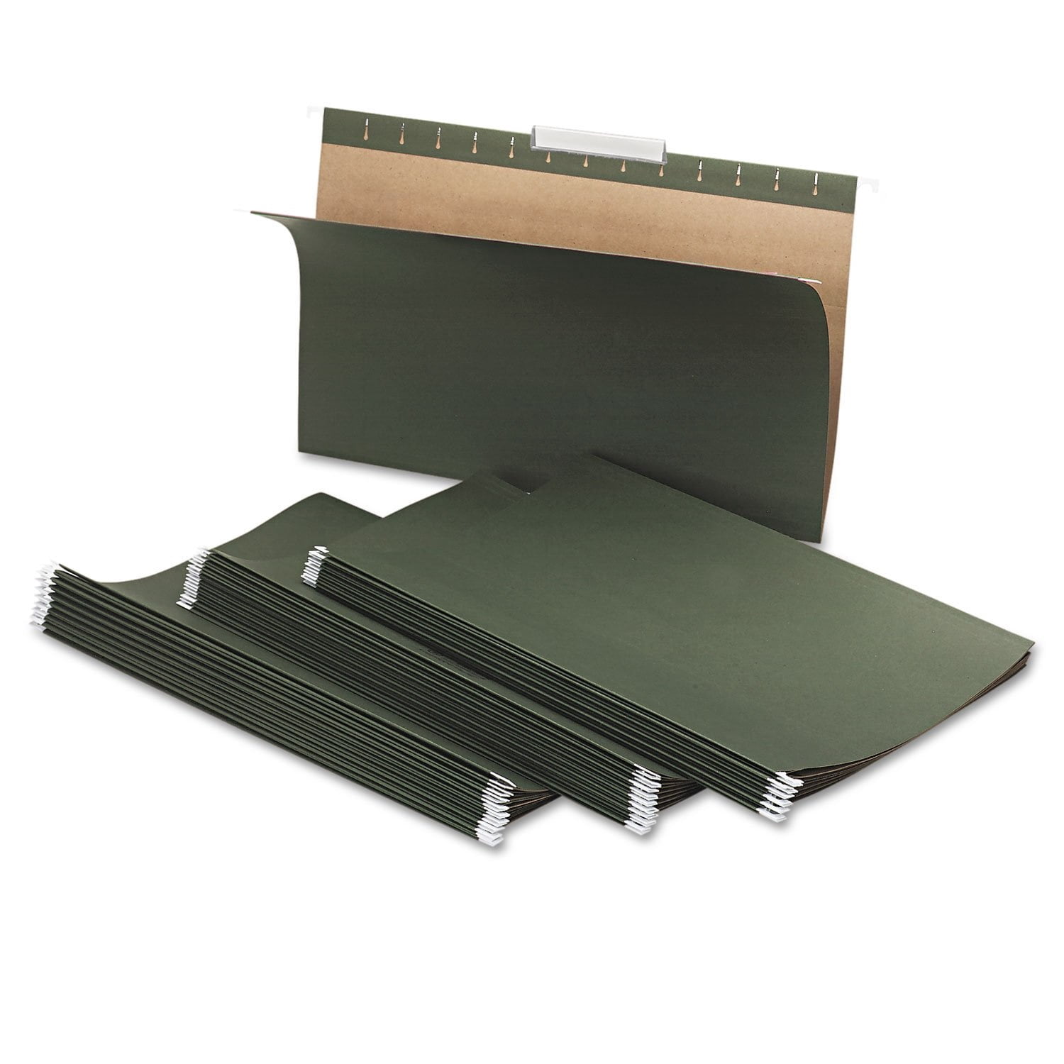 Pendaflex Essentials Hanging File Folder, 1/3 Cut, Legal, Standard Green, Pack of 25