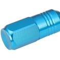 thumbnail image 3 of DNA Motoring Closed-End Aluminum Sky Blue 20 Lug Nuts Set+Key M12X1.25 20mm OD/50mm Tall, 3 of 4