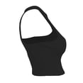 thumbnail image 4 of Playeras George para Mujer, Crop Healter Slim Negro Talla EG, 4 of 4