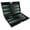 Black/Green, variant on Lucite Acrylic Backgammon Set 18" Large Premium Board and Pieces
