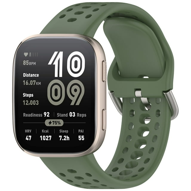 Bip 6 Replacement Band Soft Silicone Strap Compatible With Smartwatch Breathable Durable Watch Accessories