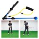 thumbnail image 5 of Entrenador telescópico de Swing de Golf, agarre de posición retráctil antideslizante, herramienta ra de gestos de oscilación extensible para m Azul Soledad Ayuda de entrenamiento de swing de golf, 5 of 10