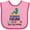 Pink and Fuchsia, variant on Inktastic Future Bookworm Like My Mommy Boys or Girls Baby Bib