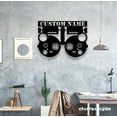thumbnail image 4 of Craftnamesign Custom Optician Metal Wall Art LED Light, Custom Eyes Clinic Name Sign Home Decor, 4 of 5