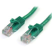 StarTech 2 m Green Cat5e Snagless RJ45 UTP Patch Cable, 2m Patch Cord