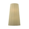 thumbnail image 4 of Meyda Tiffany 119129 9 Inch Wide Channell Tapered & Pleated Wall Sconce   Beige Fabric Finish, 4 of 4