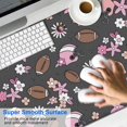 thumbnail image 2 of Long Mouse Pads for Desk,Gray Football and Flowers Pattern Desk Mats on Top Of Desks, Desk Mouse Pad Extra Large with 3mm Non-Slip Base and Stitched Edge for Gaming,Office,Work,Home 47.3"x23.6", 2 of 6