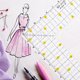 thumbnail image 1 of unbranded 1Ud Plastic Sewing Ruler Multiusos Para Medir Y Cortar Ropa Con Fácil Lectura Y Lavado, 1 of 6