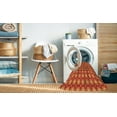 thumbnail image 2 of Ahgly Company Machine Washable Indoor Rectangle Transitional Pumpkin Orange Area Rugs, 7' x 9', 2 of 7