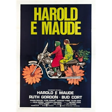 Everett Collection Harold & Maude Aka Harold E Maude Italian Poster ...