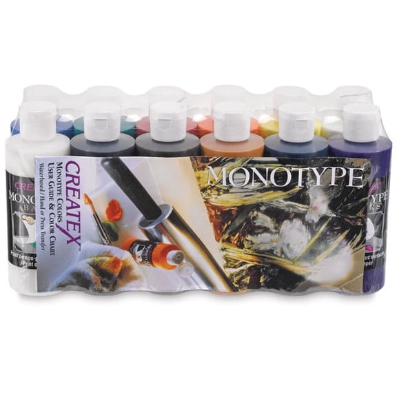 Createx Monotype Colors - Pro Set of 12, 4 oz bottles