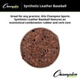 thumbnail image 2 of Champion Sports Syntex Leather Baseball Set: Dozen Indoor/Outdoor Syntex Leather Official League Baseballs for Practice Training or Real Game - Pack of 12, 2 of 5