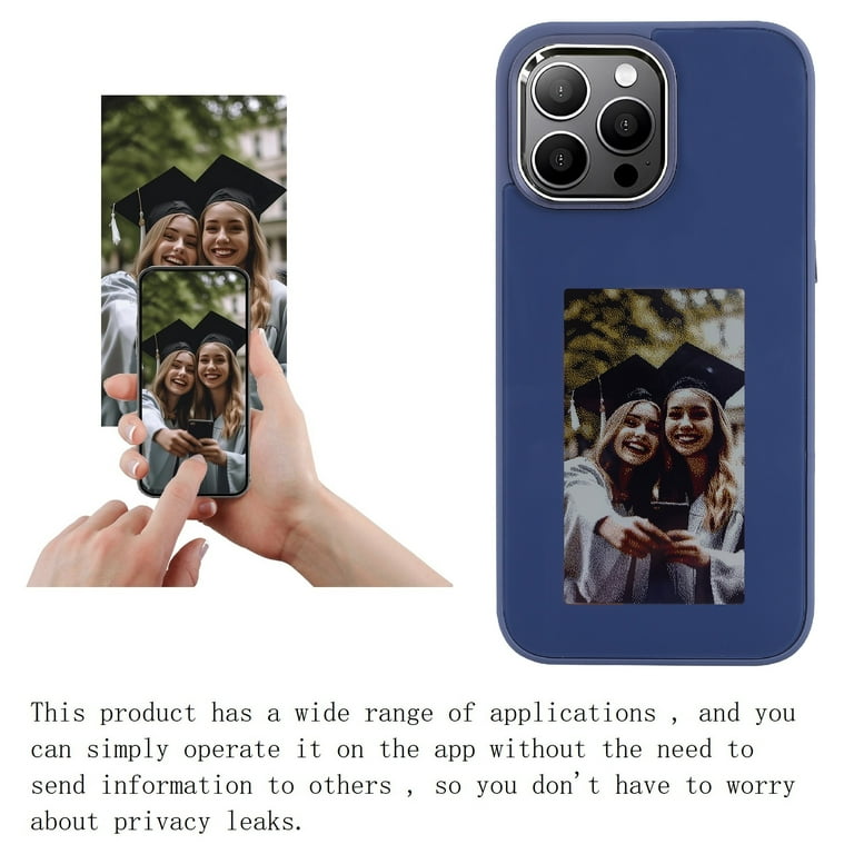 DIY E-Ink Phone Case for iPhone Operation Smart Photo Rear Projection Customiza Phone Case Instantly Display Photos On The Ink Screen Back Cover Personalize Your Phone case - Walmart.com DIY E-Ink Phone Case for iPhone Operation Smart Photo Rear Projection Customiza Phone Case Instantly Display Photos On The Ink Screen Back Cover Personalize Your Phone case - Walmart.com