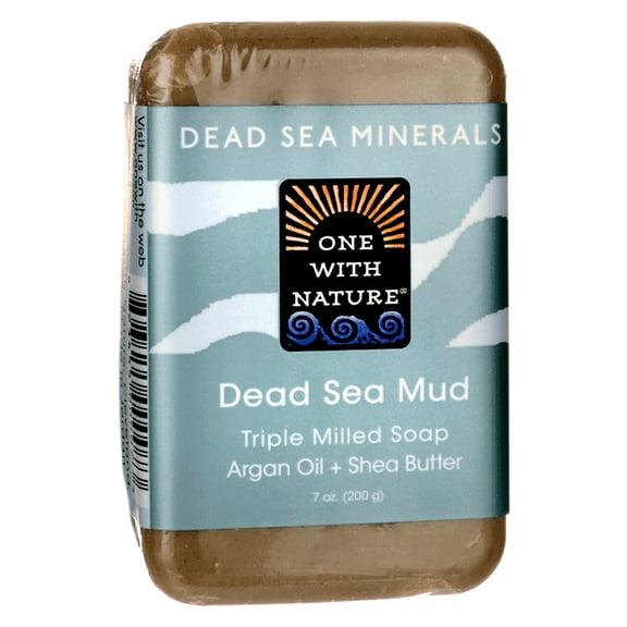 ONE WITH NATURE, SOAP BAR DEAD SEA MUD, 7 OZ.